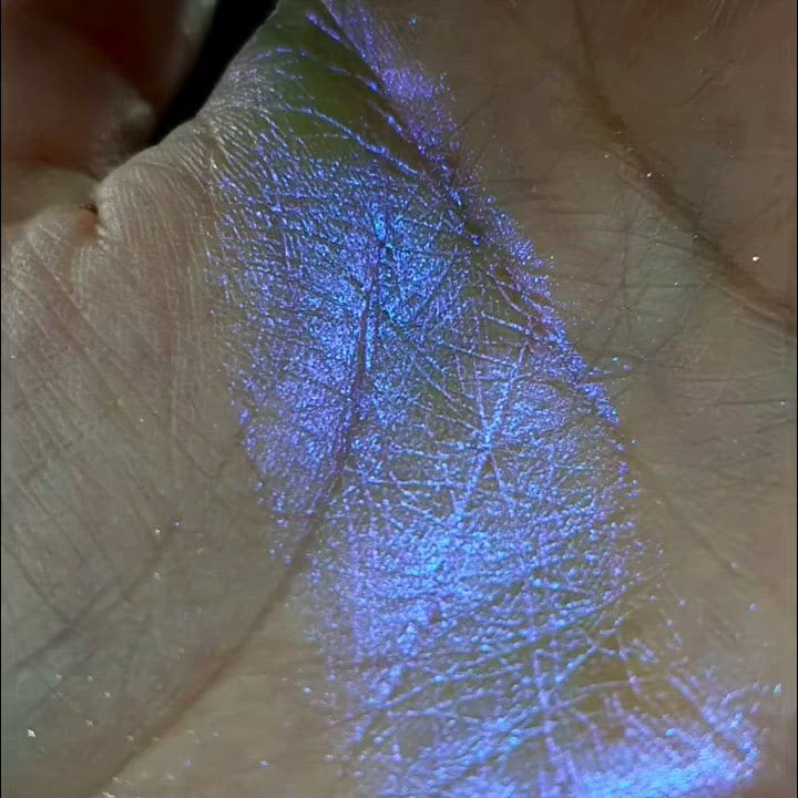 multichrome eyeshadow, chrome eyeshadow, multi chrome, duo chrome eyeshadow, multi chrome eyeshadow, chrome eyeshadow pigment, duo chrome shadow, multi chrome pigments uk, multichrome eyeshadow uk, multichrome eyeshadow pigments, multichrome pigment eyeshadow, loose eyeshadow, loose pigment eyeshadow, pro glitz, pastel eyeshadow, colour shifting eyeshadow, eyeshadow, makeup, dazzling, allium, purple multichrome, blue multichrome, eyeshadow palette