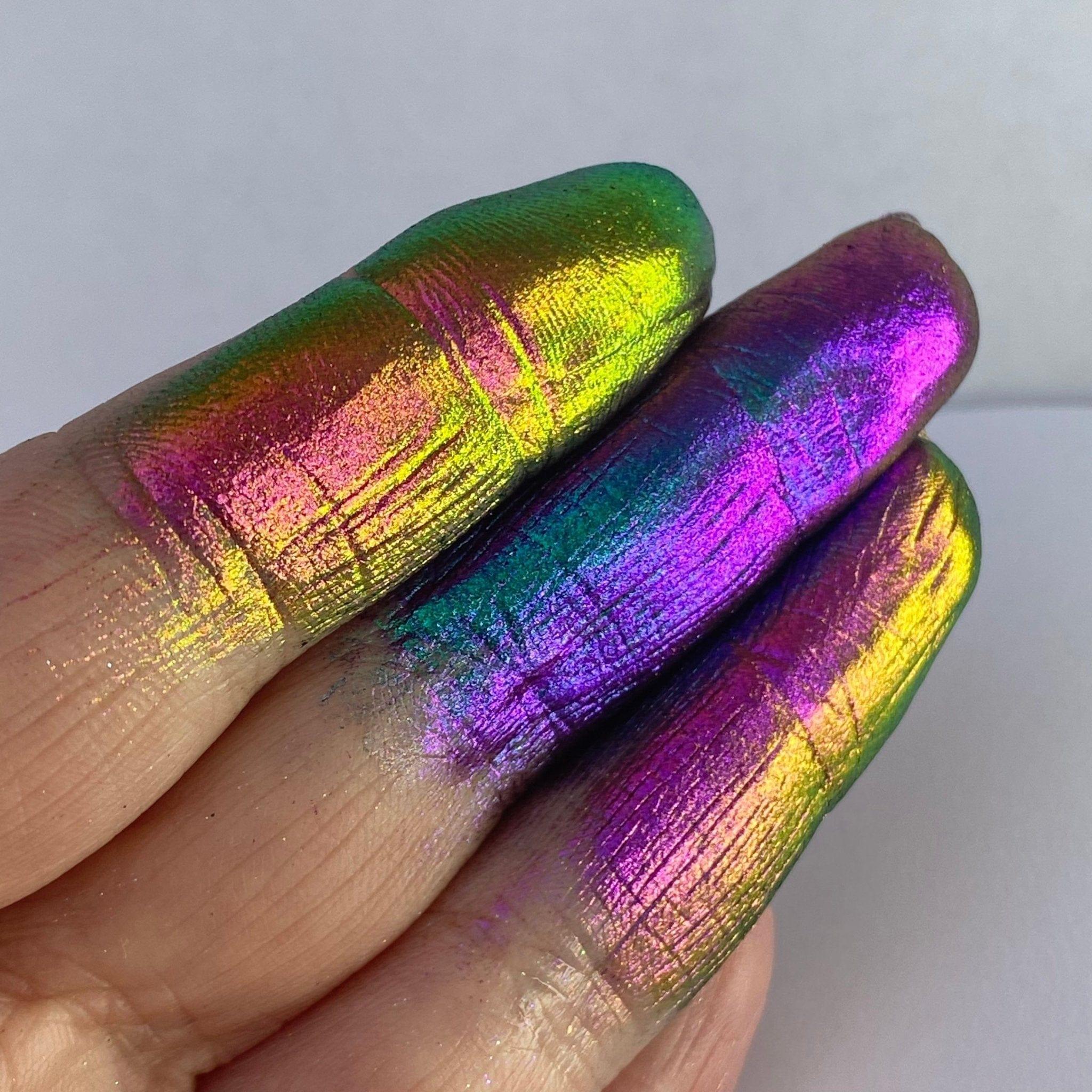 ELEMENTS Metallic Super Multichrome Pigment and Flake Collection - 10 Pigments/Flakes - Pro GLITZ