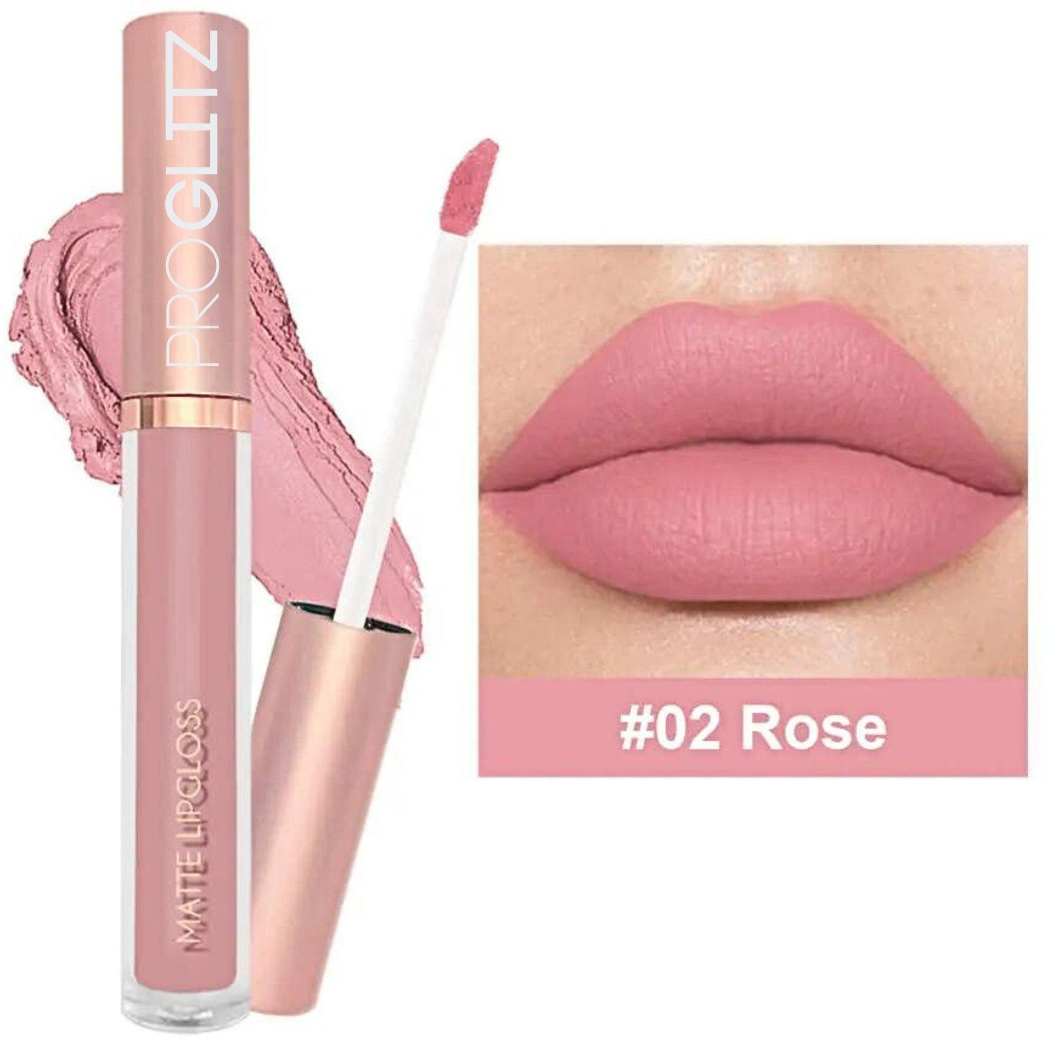 MATTE LIQUID LIP COLOUR SET - NUDES (6PCS) - Pro GLITZ