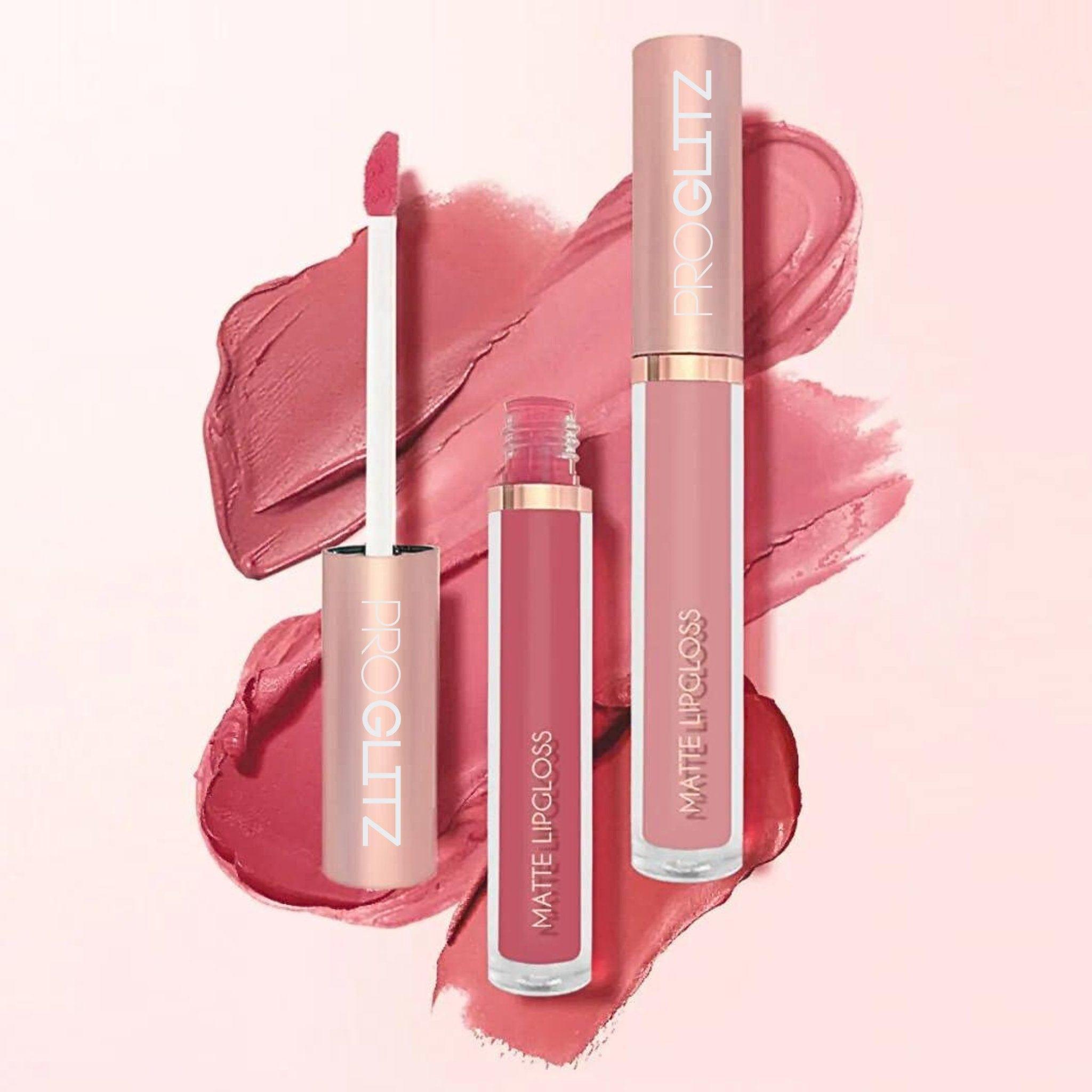 MATTE LIQUID LIP COLOUR SET - NUDES (6PCS) - Pro GLITZ